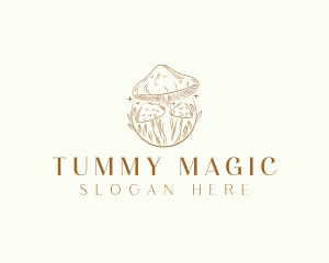 Magical Mushroom Fungi logo design