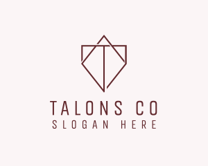 Diamond Company Letter T logo design