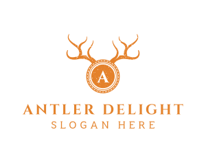 Rustic Antlers Hunting logo