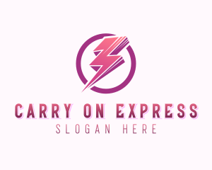 Lightning Express Charging  logo design