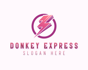 Lightning Express Charging  logo design