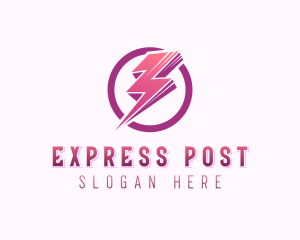 Lightning Express Charging  logo design