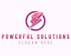 Lightning Express Charging  logo design