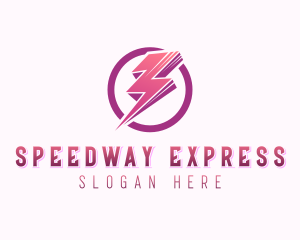 Lightning Express Charging  logo design