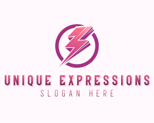 Lightning Express Charging  logo design