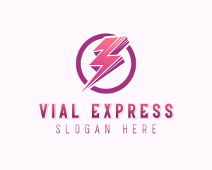 Lightning Express Charging  logo design