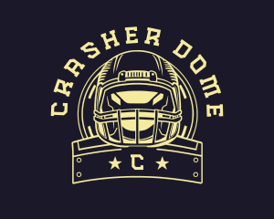Football Rugby Helmet logo