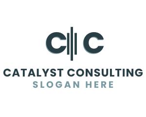 Modern Minimalist Masculine logo