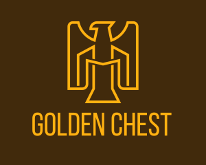 Golden Royal Eagle  logo design