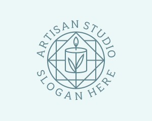 Artisanal Candle Decor logo design