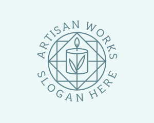 Artisanal Candle Decor logo design