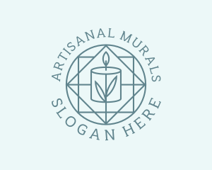 Artisanal Candle Decor logo design