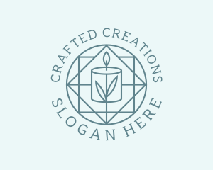 Artisanal Candle Decor logo design