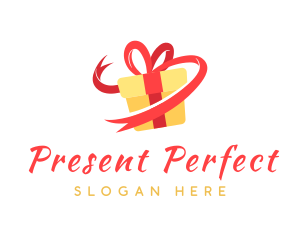 Gift Ribbon Present logo