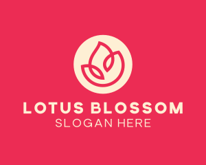 Lotus Flower Spa logo design