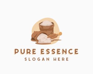 Flour Sack Ingredient logo design