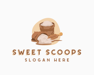 Flour Sack Ingredient logo design