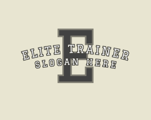 Simple Gym Trainer logo design