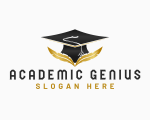 Graduate Education Learning logo design