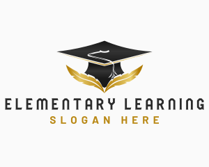 Graduate Education Learning logo design