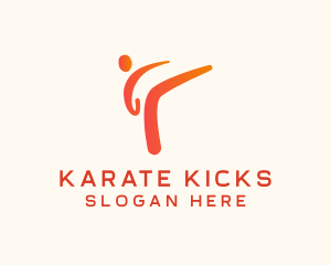 Athletic Karate Kick logo