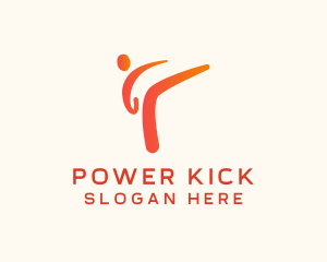 Athletic Karate Kick logo