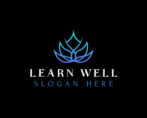 Lotus Flower Wellness logo design