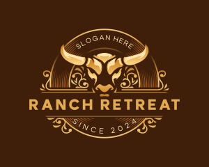 Bull Bison Ranch logo design