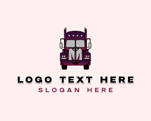 Trailer Truck Haulage Transport logo