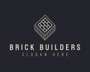 Brick Construction Builder logo design