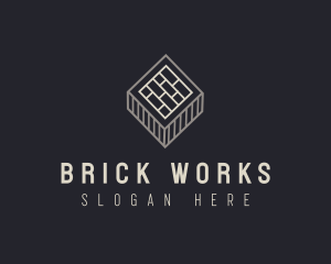 Brick Construction Builder logo design