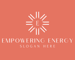 Sun Solar Power Energy  logo design