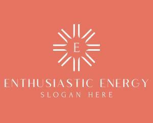 Sun Solar Power Energy  logo design