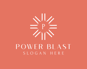 Sun Solar Power Energy  logo design