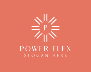 Sun Solar Power Energy  logo design