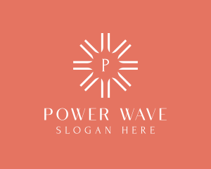 Sun Solar Power Energy  logo design