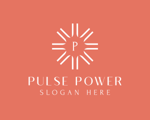 Sun Solar Power Energy  logo design