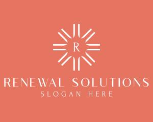 Sun Solar Power Energy  logo design