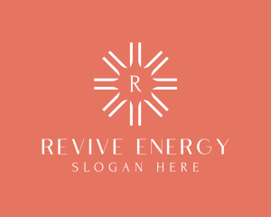 Sun Solar Power Energy  logo design