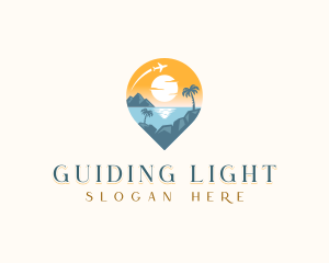 Island Travel Getaway logo design