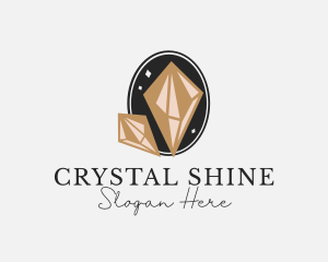 Glamorous Crystals Jewelry logo design