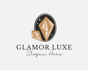 Glamorous Crystals Jewelry logo design