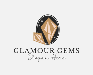 Glamorous Crystals Jewelry logo design