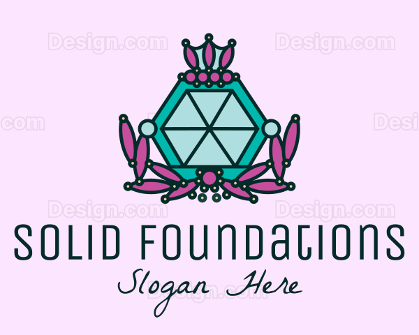 Jewelry Diamond Accessories Logo