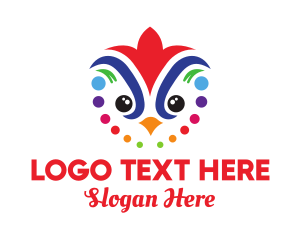 Colorful Festival Bird logo