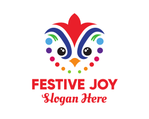 Colorful Festival Bird logo design