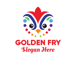 Colorful Festival Bird logo design