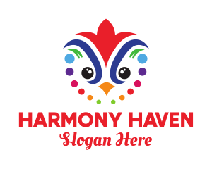 Colorful Festival Bird logo