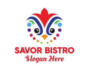 Colorful Festival Bird logo