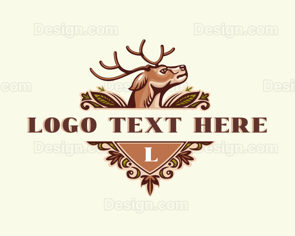 Wild Deer Antler Logo